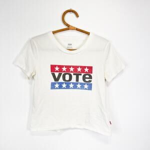 Levi's VOTE womens short sleeve t-shirt Size Small